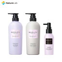 ボズレー シャンプー＆ヘアトリートメント＆ブラックプラス エッセンス 本体セット3点セット 400ml×2+60ml リラックスフラワーの香り | カラーリング シャンプー アミノ酸シャンプー ノンシリコンシャンプー ダメージケア ダメージ うるおい ハリコシ