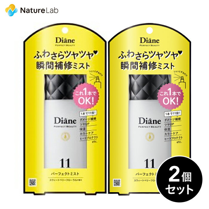 【店内最大P10倍】ダイアン パーフェクトビューティー ダイアン パーフェクト ミスト 100ml_ 2点セット| ヘアケア 女性 洗い流さないトリートメント オーガニック オイル ジェルミスト ダメージ補修 キューティクルケア 紫外線ダメージケア まとめ買い レディース