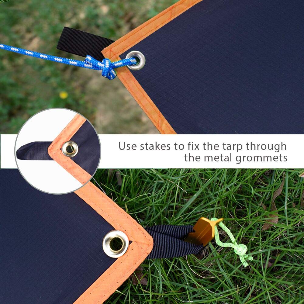 GEERTOP テントシート ブラック Lサイズ 軽量 防水 両面シリコナイジング キャンプ 登山 ピクニック グランド マット通販格安セール情報 楽天 通販