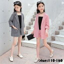 韓国子供服 スーツ 3点セット 春夏 綿麻混 コート 半ズボン キャミソール スーツジャケット チェック柄 薄手 五分袖 フォーマル セットアップ ゆったり 女...