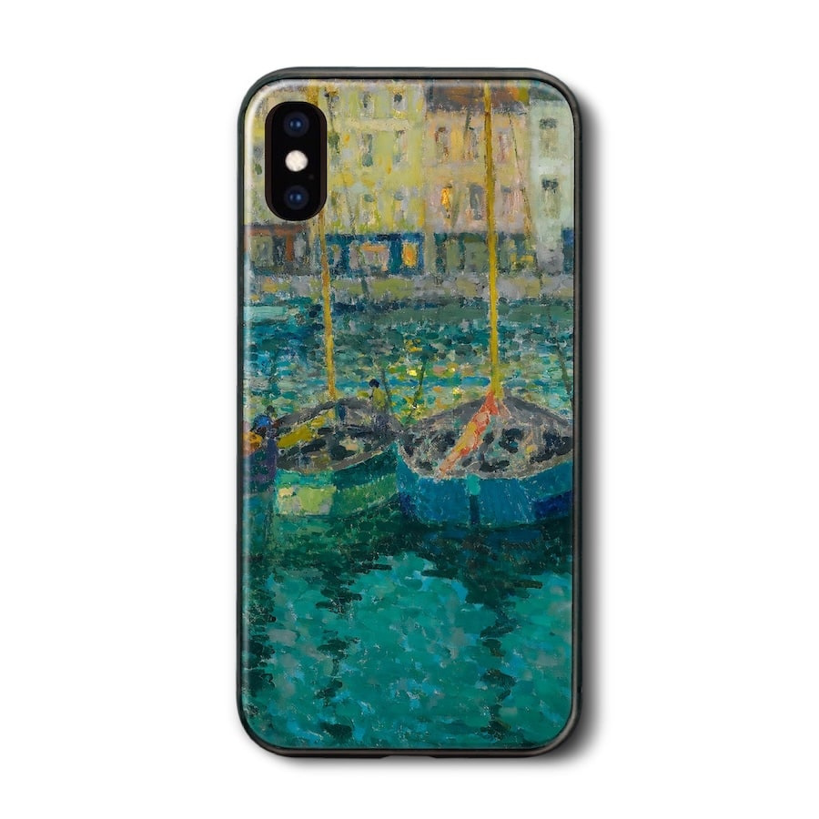 Rakuten - iPhoneSE3 iPhone15 iPhone17e 背面ガラスケース アンリ ル シダネル iPhone8 ケース レトロ 人気 絵画 iPhoneSE3 第三世代 プレゼント iPhone12 iPhone16