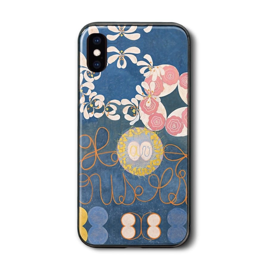 iPhone12 iPhone12Pro ケース 背面ガラスケース ヒルマ アフ クリント hilma af klint No 1 多機種対応 ケース ガラスケース 個性的 iPhoneSE3 第三世代 プレゼント iPhone16のサムネイル
