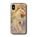 iPhone15 ケース iPhone12 iPhoneXR iPhone13 アルフォンス ミュシャ 四季 秋 iPhone14 ケース かわいい アイフォン12 携帯カバー スマホカバー iPhone16