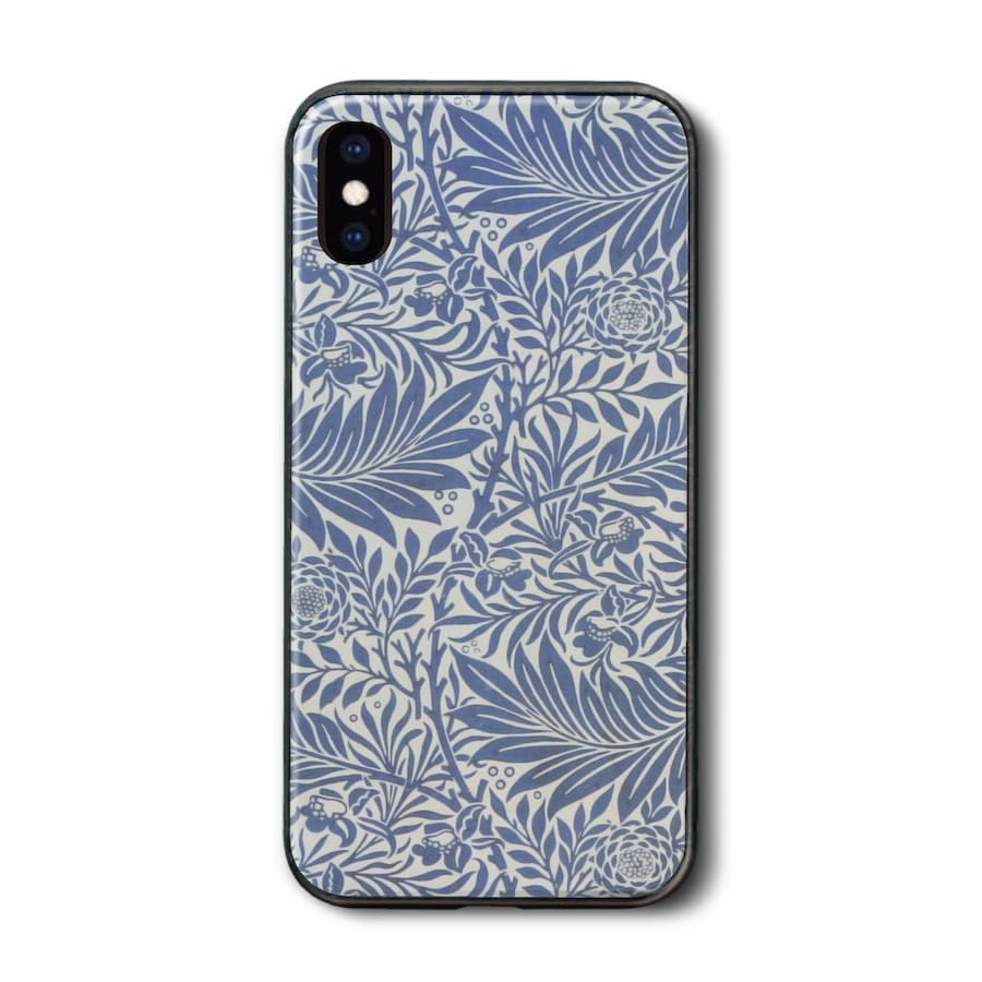 iPhone12Pro iPhone13 ケース アイフォン ガラスケース ウィリアム モリス 飛燕草 多機種対応 iPhone15 ケース 人気 絵画 個性的 iPhone14 iPhone16