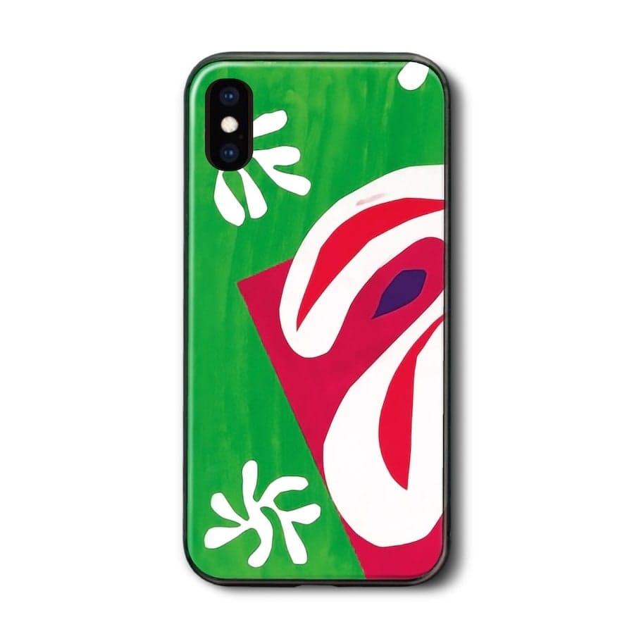 iPhone12Pro iPhone13 ケース アイフォン ガラスケース アンリ マチス カットアウト Two Masks 多機種対応 iPhone15 iPhone17e 人気 絵画 個性的 iPhoneAir iPhone17e iPhone16