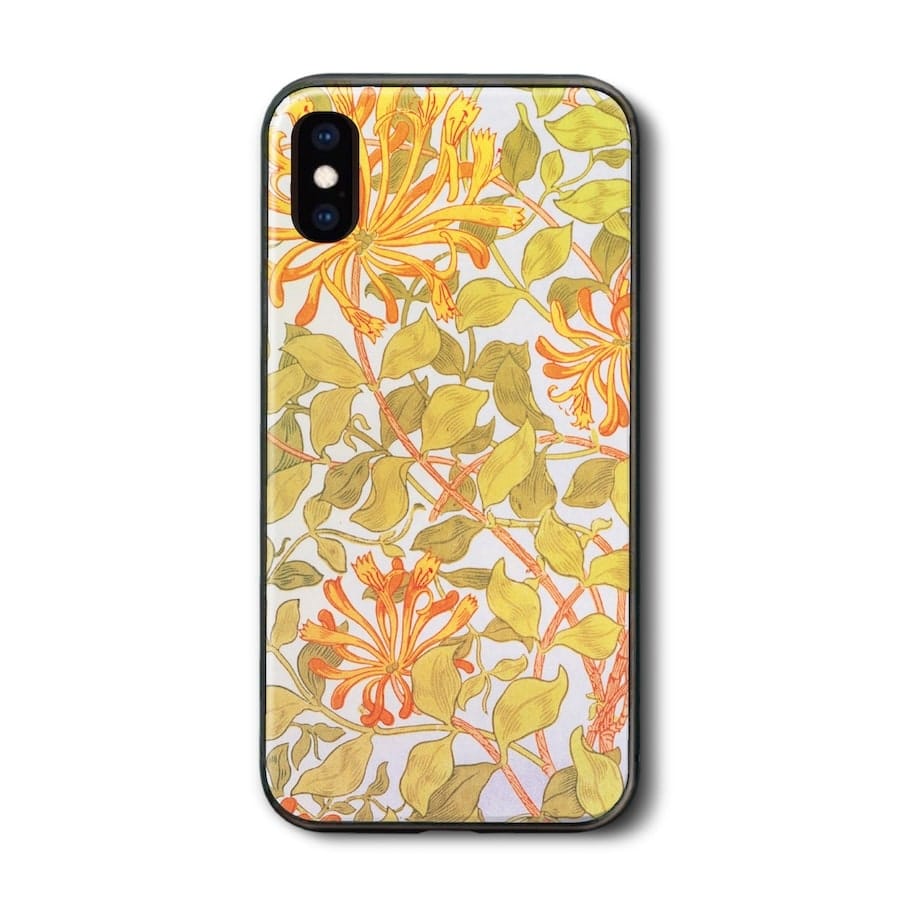 iPhone8ケース iPhone12 iPhone13 ガラスケース ウィリアム モリス…
