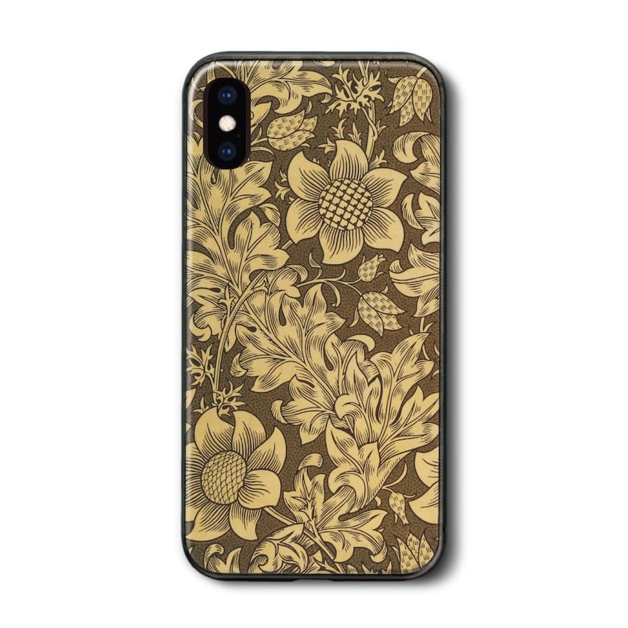 iPhone13Pro ケース ガラスケース アイフォン ウィリアム モリス ばいも iPhone12 ケース 絵画 個性的 ソフトケース 保護 携帯カバー プレゼント iPhone15 iPhone14