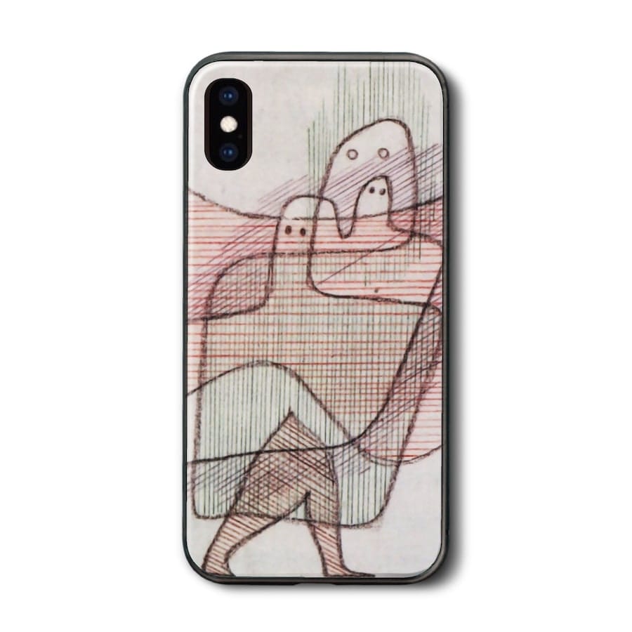 iPhoneSE3 iPhone15 iPhone17e 背面ガラスケース パウル クレー エンゲルシュ iPhone8 ケース レトロ 人気 絵画 iPhoneSE3 第三世代 プレゼント iPhone12 iPhone16
