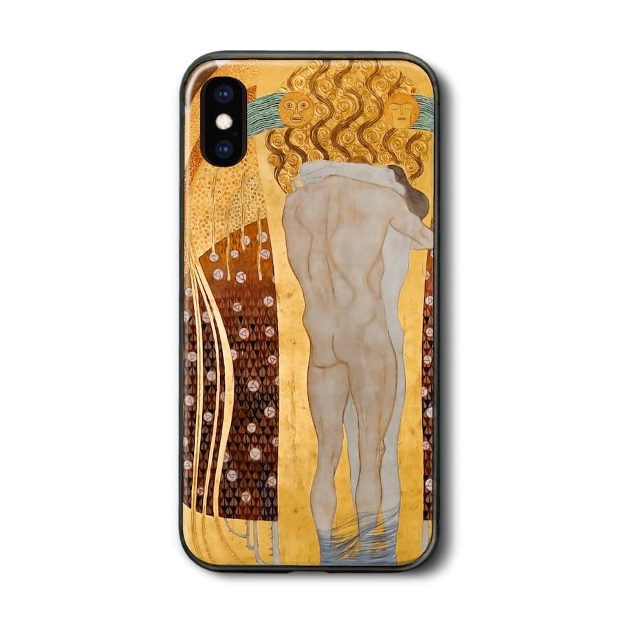 iPhone17 ケース ガラスケース アイフォン グスタフ クリムト ベート?ェンフリーズ3 iPhone12 ケース 絵画 個性的 ソフトケース 保護 携帯カバー プレゼント iPhone15 iPhone16