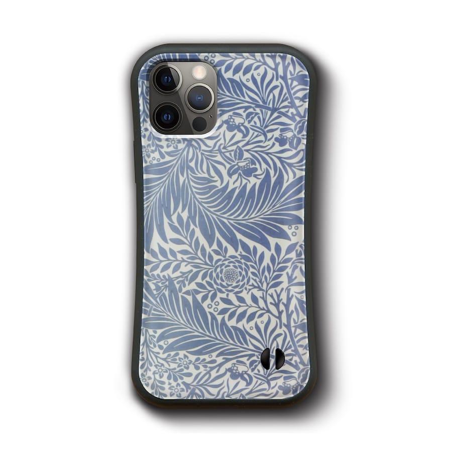 iPhone17Pro ケース iPhoneAir iPhone12mini iPhoneSE2 ウィリアム モリス 飛燕草 多機種対応 ケース レトロ 人気 絵画 個性的 softbank プレゼント おしゃれ