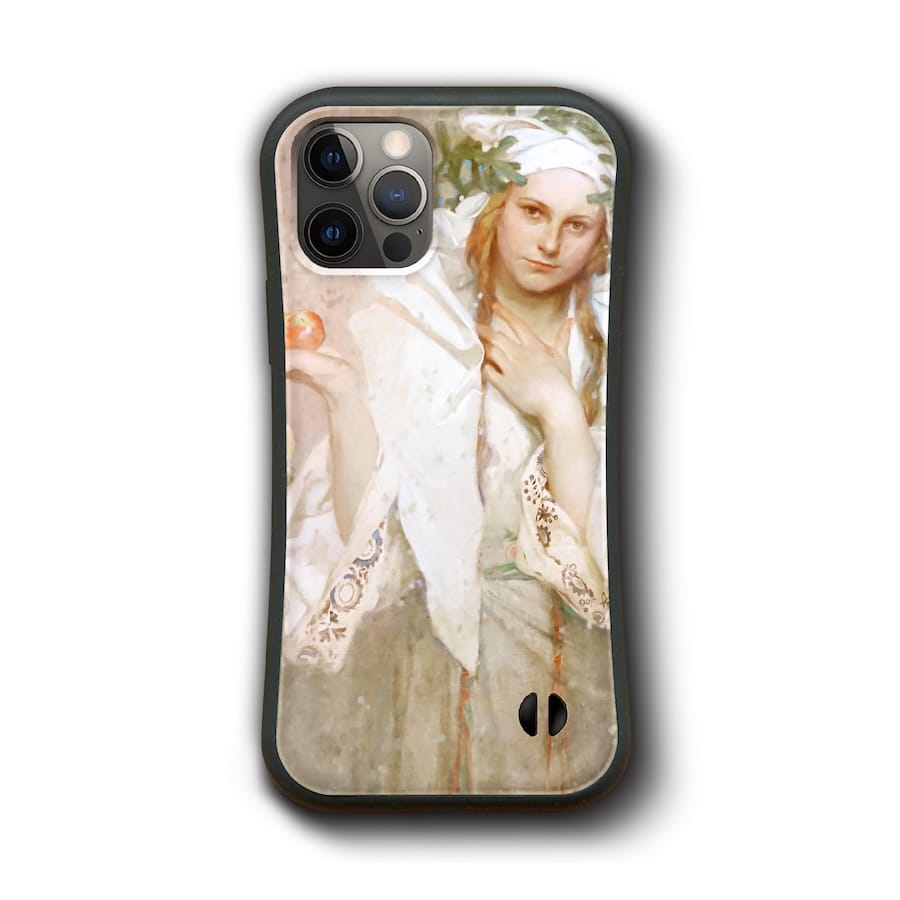 iPhone17Pro ケース iPhoneAir iPhone12mini iPhoneSE2 アルフォンス ミュシャ アメリカのクリスマス ケース 絵画 iPhoneSE3 ソフトケース 保護 携帯カバー プレゼント あいほん