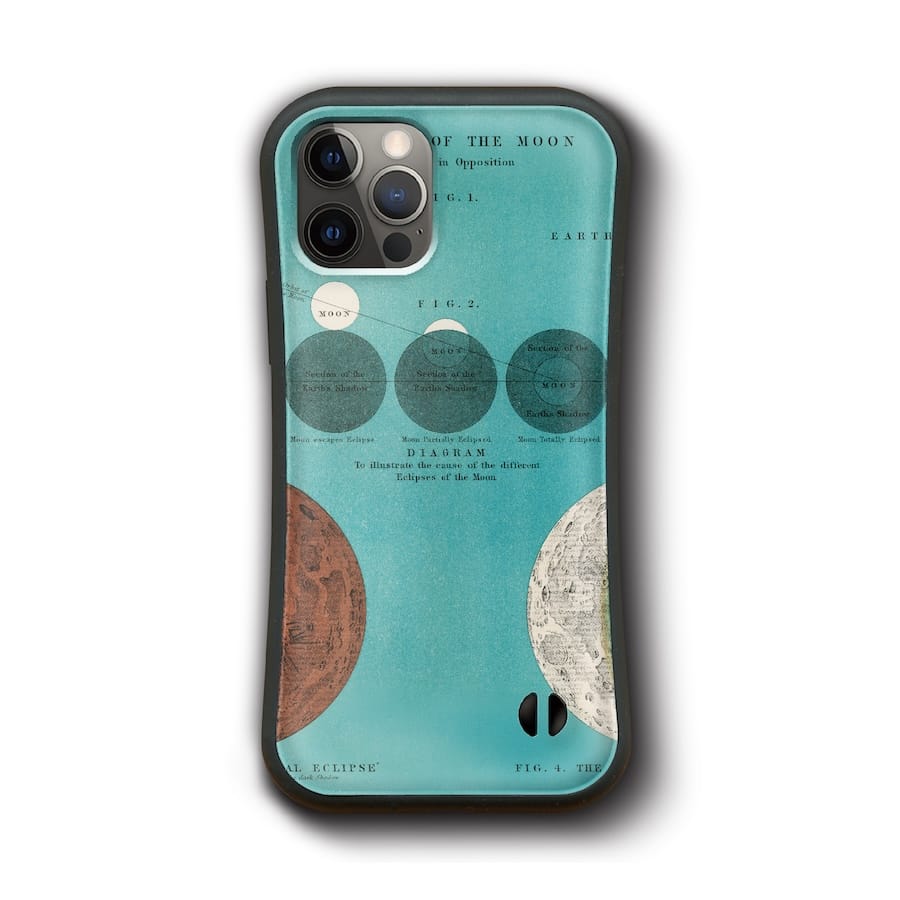 iPhone12 ケース iPhone13mini iPhoneXR iPhone17 太陽系の月の満ち欠けの天体図 多機種対応 ケース レトロ 人気 絵画 個性的 au スマホカバー iPhone16Pro