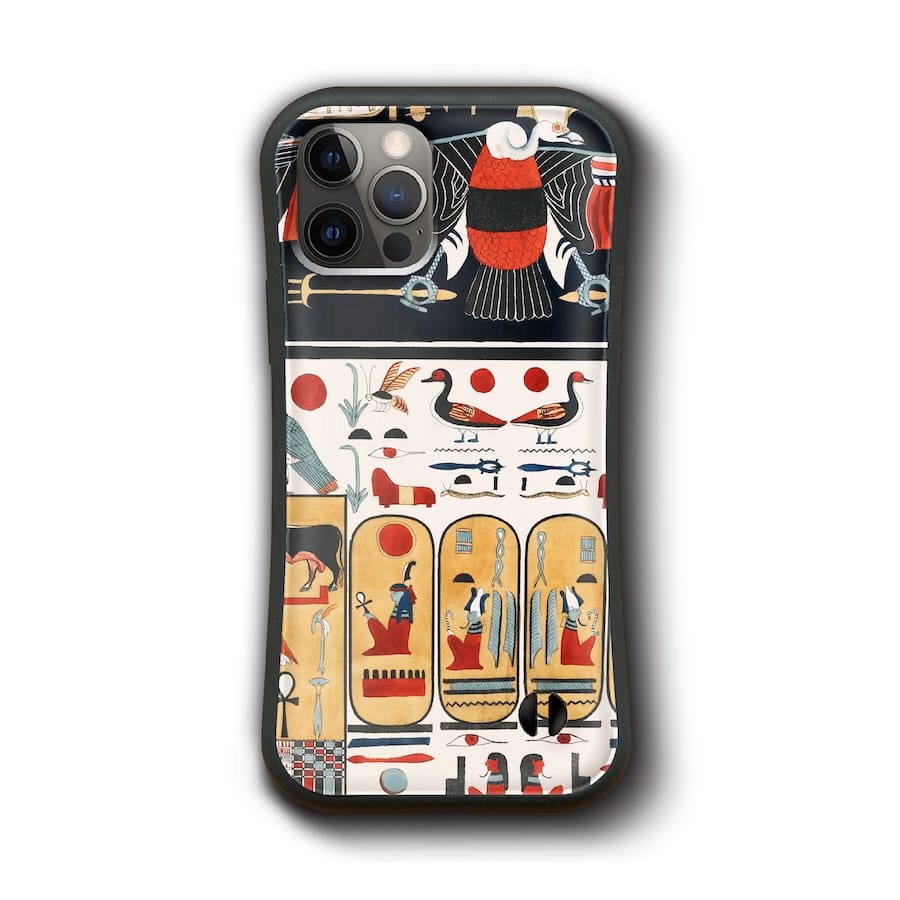 iPhone13 iPhone7 iPhone15 iPhone12mini iPhone17 歴史的資料 テーベの王の墓からのワシの実 多機種対応 ケース レトロ 人気 絵画 個性的 au スマホカバー iPhone16Pro