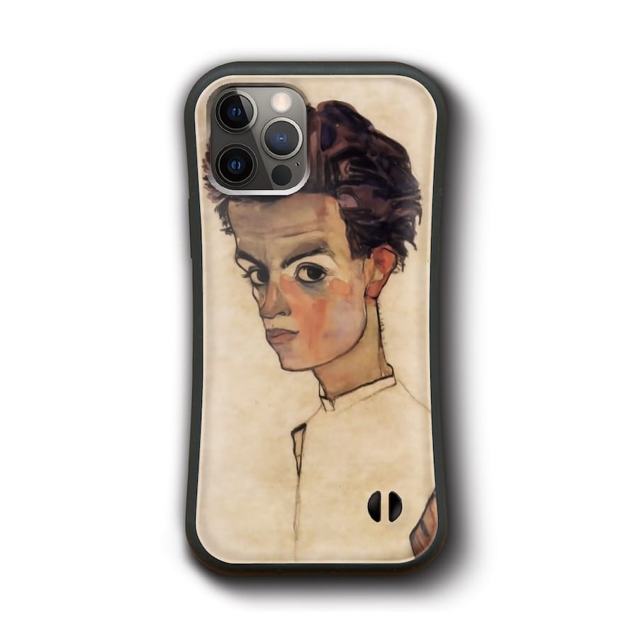 iPhone13 iPhone12 iPhone17ProMax iPhoneXR iPhoneSE 第二世代 第三世代 エゴン シーレ 自画像 1914年 ケース 人気 絵画 SE第三世代 丈夫 アイフォン 絵画グッズ docomo あいほん