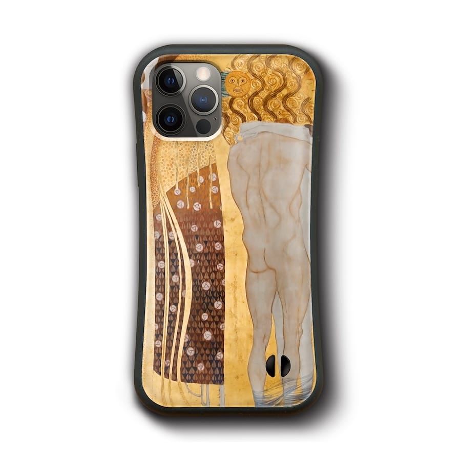 iPhone13 iPhone7 iPhone15 iPhone12mini iPhone17 グスタフ クリムト ベート?ェンフリーズ3 多機種対応 ケース 絵画 名画 携帯カバー スマホカバー グリップケース