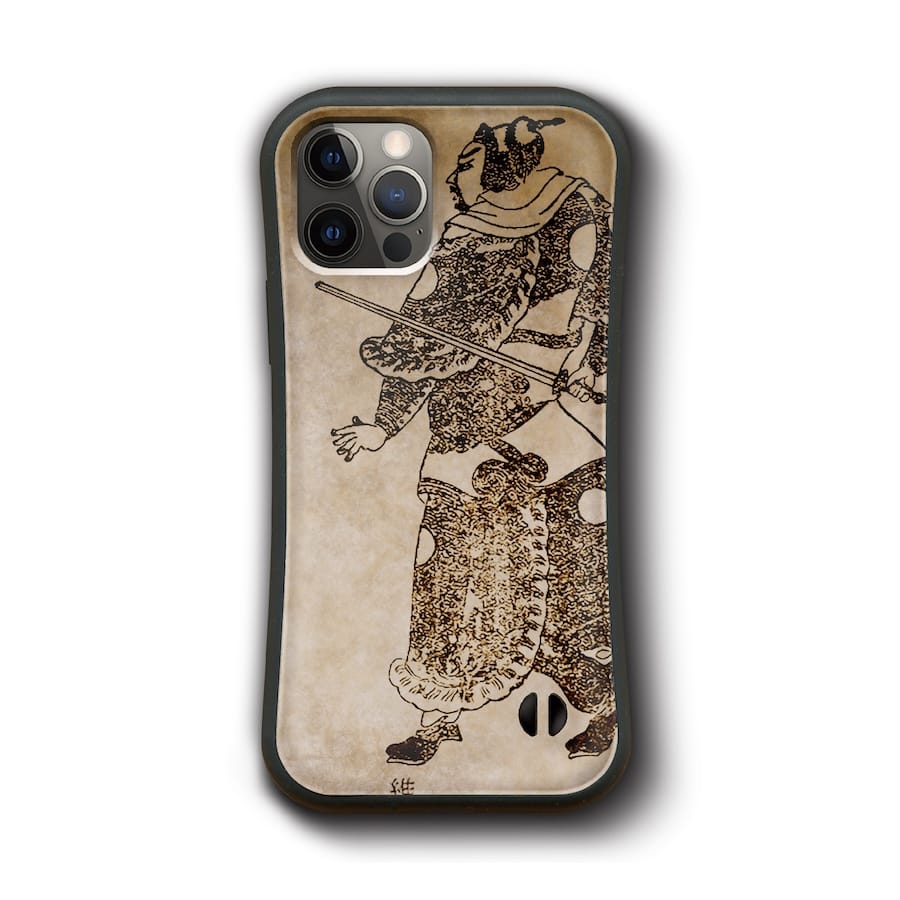 iPhone17Pro iPhone17e iPhoneAir iPhone12mini iPhoneSE2 三国志 武将 姜維 伯約 多機種対応 ケース 絵画 名画 携帯カバー スマホカバー グリップケース