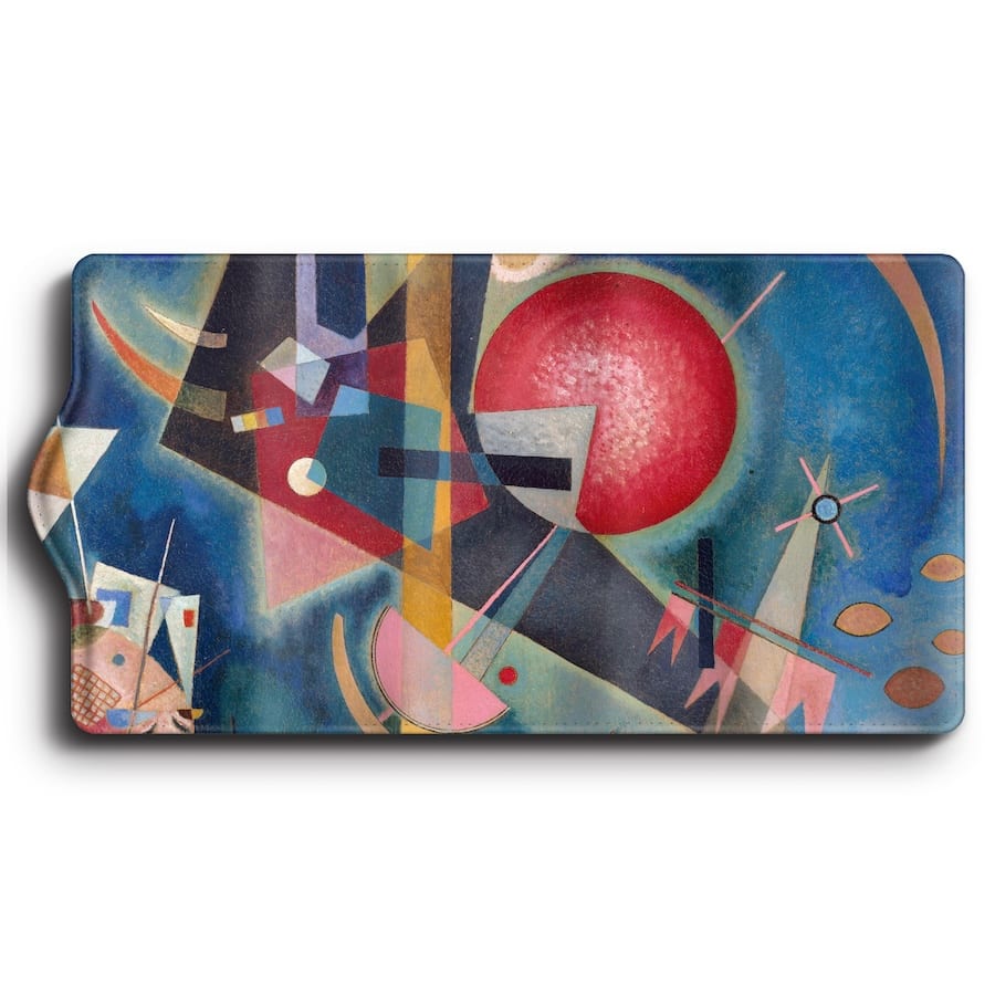 キーケース ワシリー カンディンスキー 青の中に メンズ 可愛い 名画 絵画 キーホルダー(4)