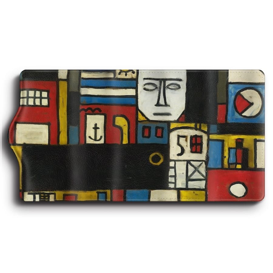 キーケース トレス ガルシア 5つの色の構築 2 便利グッズ 名画 ケース 絵画 車の鍵 かわいい レトロ 通学