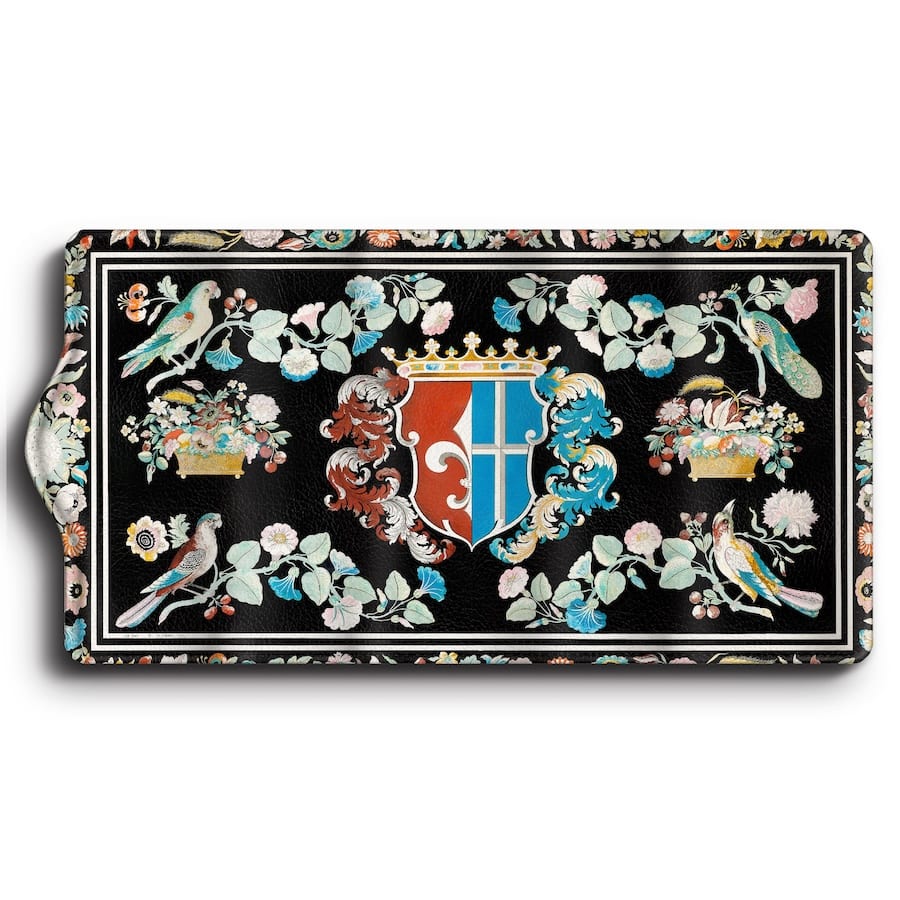 キーケース 紋章付きテーブルトップ メンズ 可愛い 名画 絵画 キーホルダー