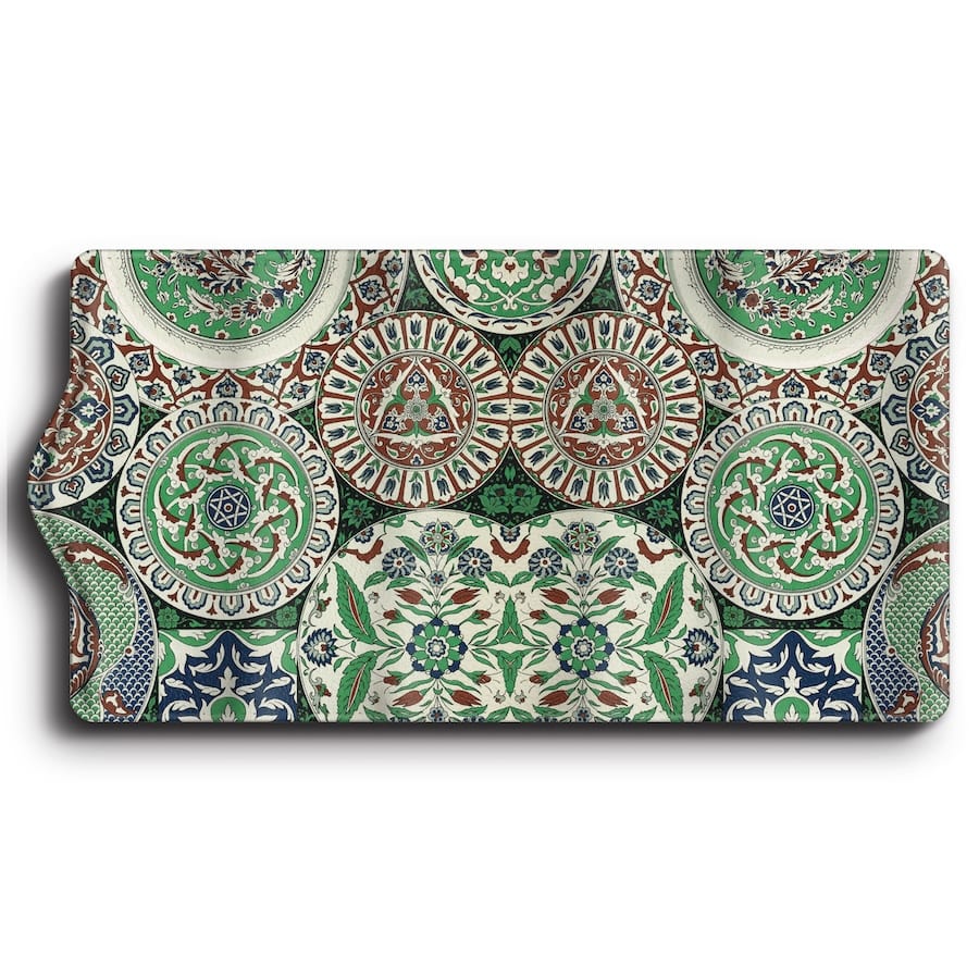 キーケース 18世紀のテキスタイルデザイン メンズ 可愛い 名画 絵画 キーホルダー