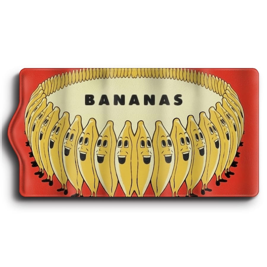 キーケース オールドポスター バナナズ バナナダンス 便利グッズ 名画 ケース 絵画 車の鍵 かわいい レ..