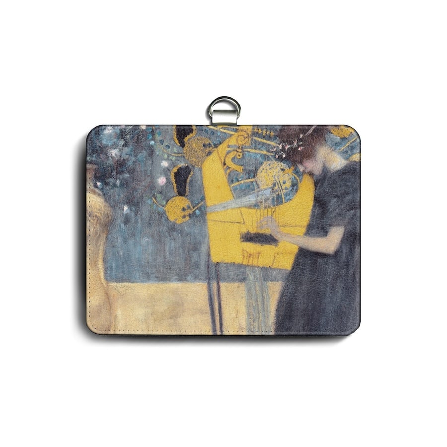 パスケース 社員証入れ 定期入れ グスタフ クリムト Music I 便利グッズ 定期入れ 名画 ケース 絵画 パ..
