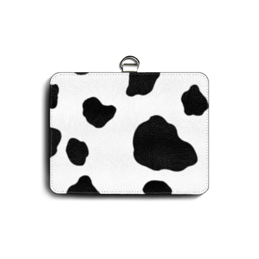 パスケース 社員証入れ 定期入 牛柄 メンズ 可愛い 名画 絵画 定期入れ パスケース