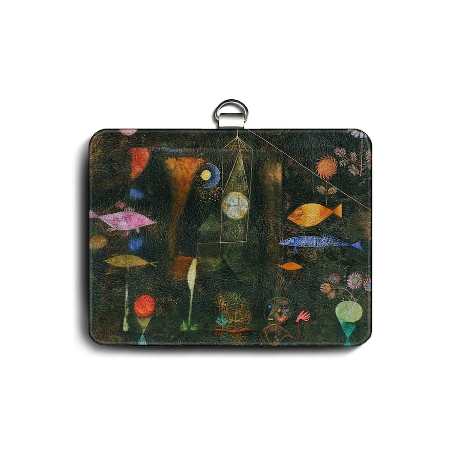 パスケース 社員証入れ 定期入れ パウル クレー Fish Magic レディース IDケース かわいい カードホルダー 定期入れ プレゼント 名画