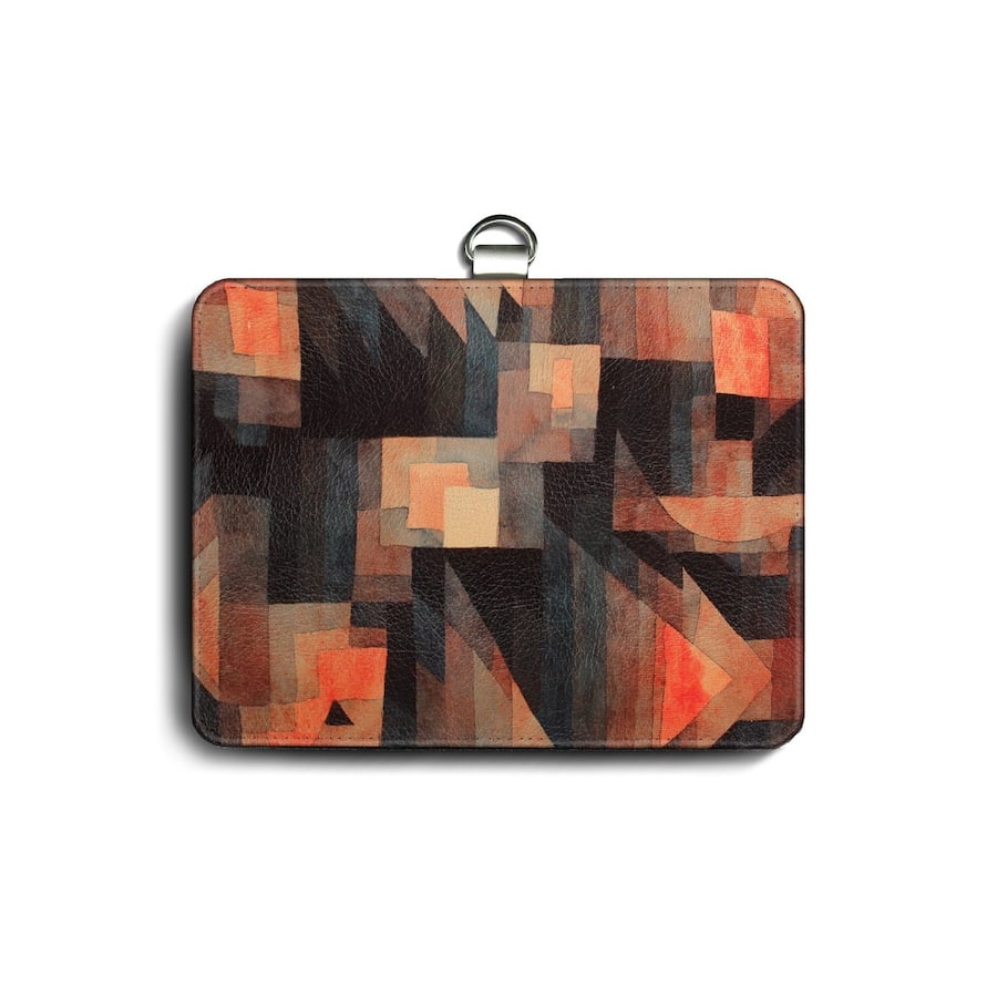 Synthetic Leather - パスケース 社員証入れ 定期入 パウル クレー メンズ 可愛い 名画 絵画 定期入れ パスケース