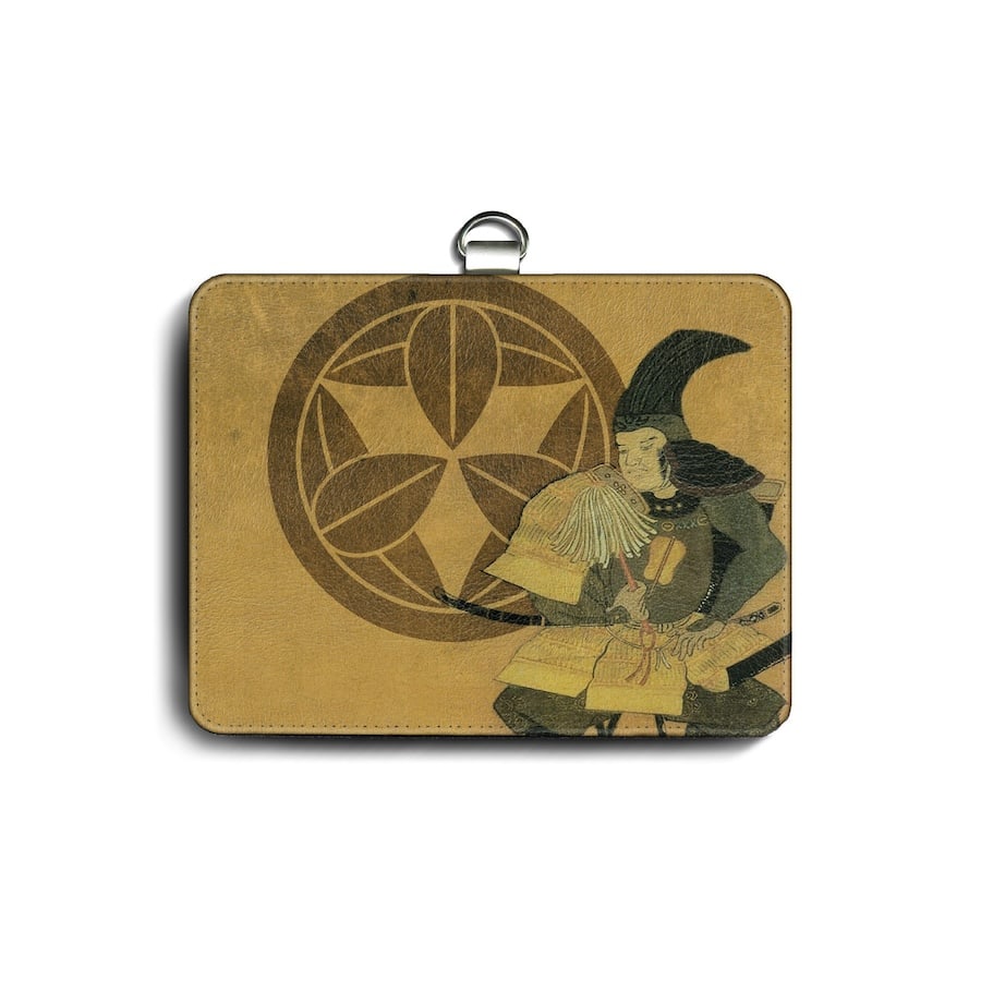 Synthetic Leather - パスケース 社員証入れ 定期入れ 戦国大名 竹中半兵衛 重治 戦国武将 便利グッズ 定期入れ 名画 ケース 絵画 パスケース かわいい レトロ 通学 カードケース