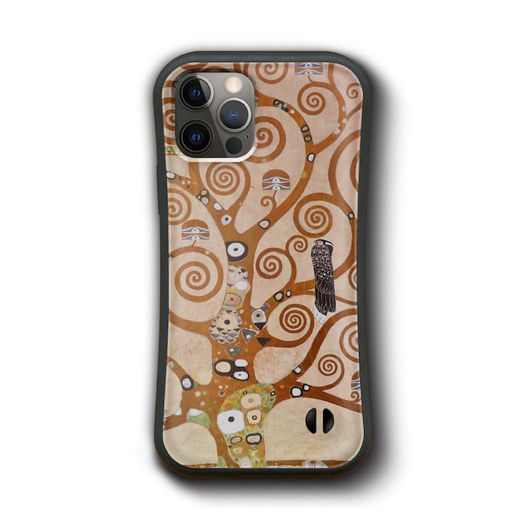 iPhone12 ケース iPhone13mini iPhoneXR iPhone11Pro グスタフ クリムト Gustav, Tree of life ケース 絵画 個性的 ソフトケース 保護 携帯カバー プレゼント あいほん