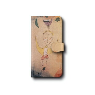 スマホケース 全機種対応 手帳型 パウル クレー 天使の降臨 IPhone11Promax ケース SONY 絵画 レトロ 人気 あいふぉん11 ファーウェイ アクオスR3
