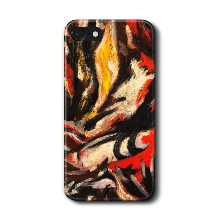 スマホケース ジャクソン ポロック The Flame ケース スマホカバー iPhoneSE2 第二世代 iPhone15 AQUOSsense7 Xperia5iii 名画 名作 絵..