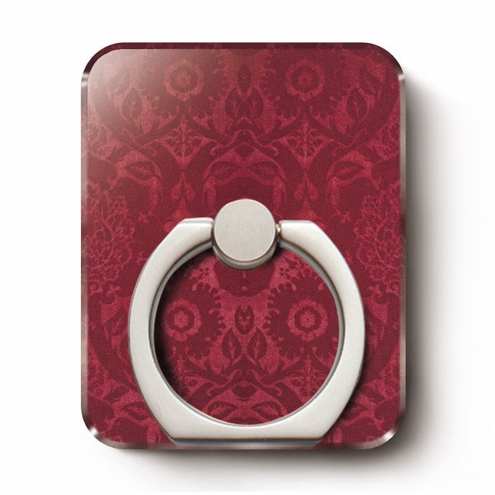 スマホリング ウィリアムモリス ドングリ ベルベット iPhone スマホ 落下防止 iPadPro スマホリング iPadAir 第9世代 iPhone14 iPhone12 絵画 名画 落下 防止 落下防止 フィンガーリング スタンド タブレット リングホルダー デザイン