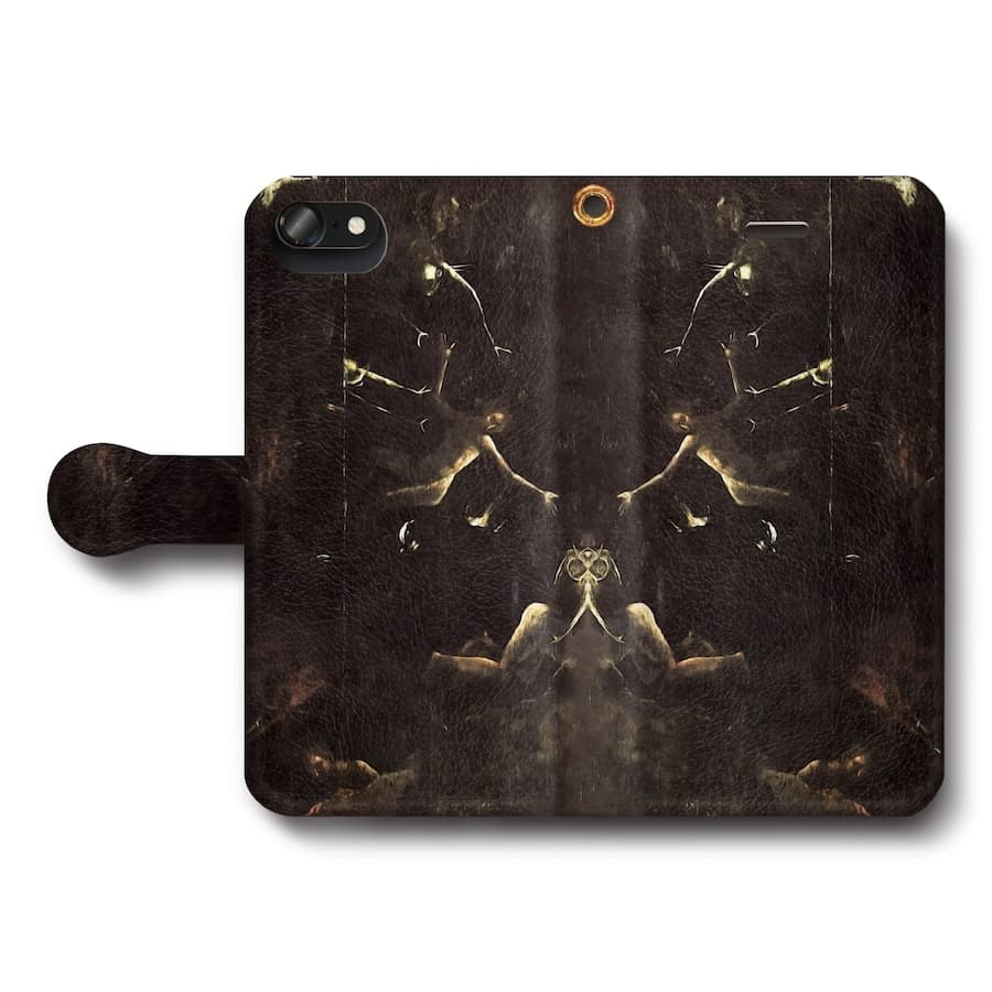 スマホケース手帳型 全機種対応 ヒエロニムス ボス 堕落 初期フランドル派 ケース カバー iPhone12 iPhone16Pro Xperia エクスペリア iPhone17Pro SE第二世代 名画 絵画 おしゃれ iPhone15