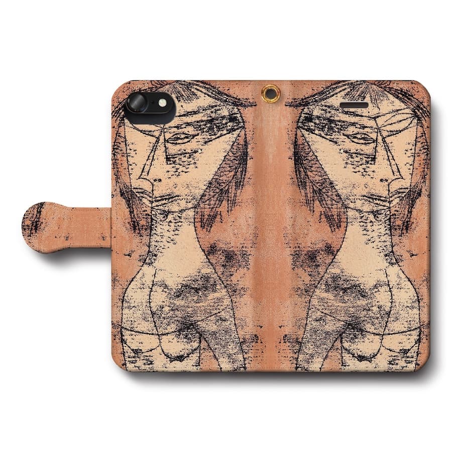 スマホケース手帳型 全機種対応 パウル クレー 室内灯の聖人 iPhone15Pro iPhone13mini 絵画 人気 あいふぉん iPhone17 iPhone12mini iPhone12Pro iPhone16