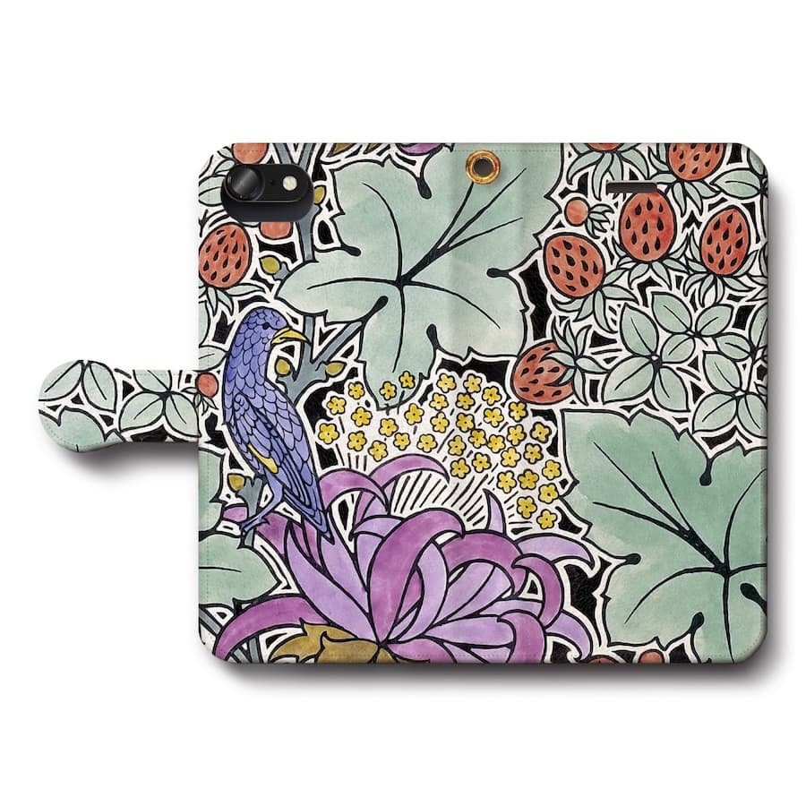 スマホケース手帳型 全機種対応 チャールズ ボイジー いちごの壁紙デザイン iPhone13 ケース GooglePixel9 Pixel9Pro 絵画 人気 iPhone16Pro iPhone12 保護 耐衝撃 iPhone15