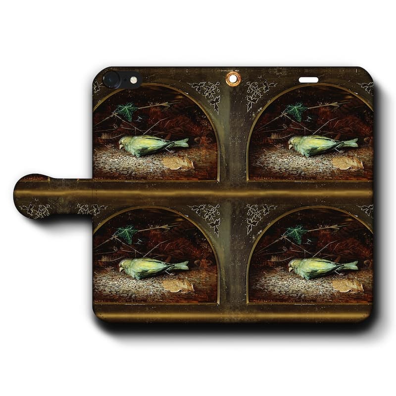 スマホケース手帳型 全機種対応 ジョン アトキンソン グリムシャウ 枯れたアマツバメ ケース カバー iPhone12 iPhone16Pro Xperia エクスペリア iPhone17Pro SE第二世代 名画 絵画 おしゃれ iPhone15