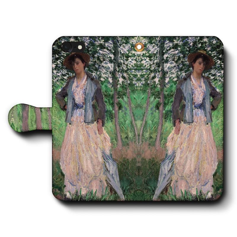 スマホケース手帳型 全機種対応 クロード モネ 散歩 188