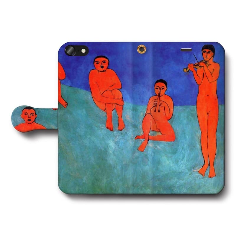 スマホケース手帳型 全機種対応 アンリ マティス MUSEY 音楽 iPhone15Pro iPhone12 ケース スマホカバー iPhone11Pro Xperia 名画 名作 絵画 レトロ iPhone16