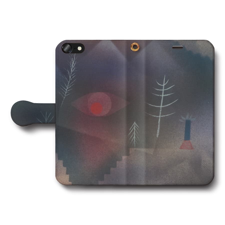 スマホケース手帳型 全機種対応 パウル クレー 風景の一瞥 ケース カバー iPhone12 iPhone16Pro Xperia エクスペリア iPhone17Pro SE第二世代 名画 絵画 おしゃれ iPhone15