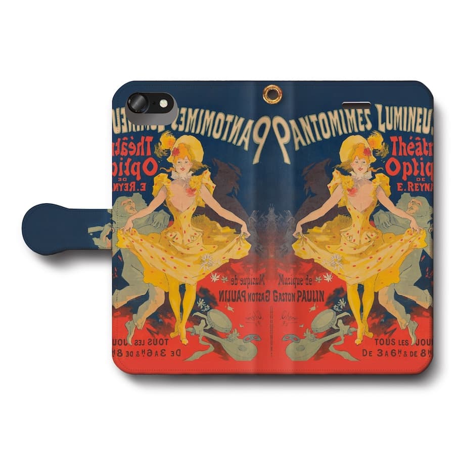 スマホケース手帳型 全機種対応 ジュール シェレ Musee Grevin ケース カバー iPhone16e iPhone12Pro iPhoneXR Xperia iPhone15Pro iPhoneSE第二世代