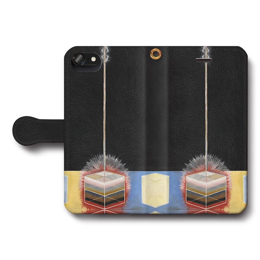 スマホケース手帳型 全機種対応 クリント hilma af klint The Dove iPhone14Pro ケース iPhone15 iPhone12mini 絵画 人気 あいふぉん iPhone7 iPhone8 IPhone16e