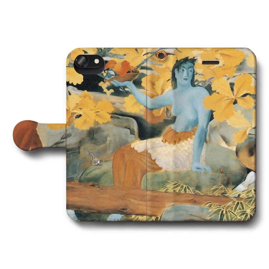 スマホケース手帳型 全機種対応 川端龍子 使徒所行讃 iPhone14Pro ケース iPhone15 iPhone12mini 絵画 人気 あいふぉん iPhone7 iPhone8 IPhone16e