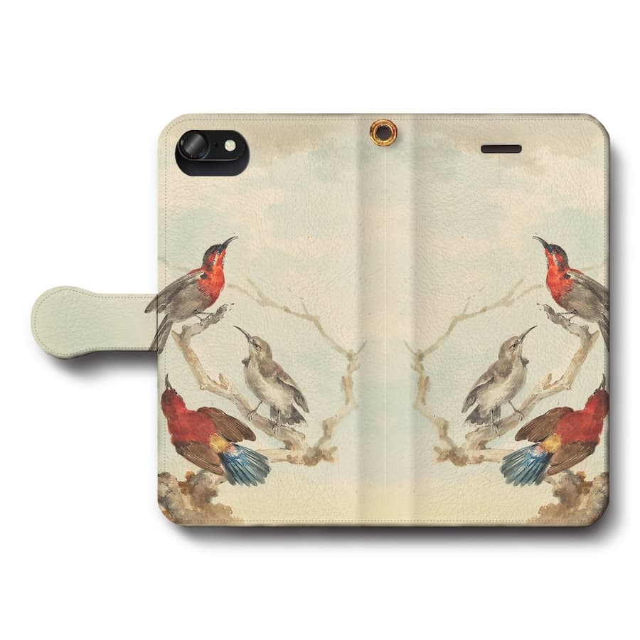 スマホケース手帳型 全機種対応 三匹のキゴシタイヨウチョウ iPhone13 ケース GooglePixel9 Pixel9Pro 絵画 人気 iPhone16Pro iPhone12 保護 耐衝撃 iPhone15