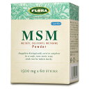 ●　FLORA　MSMパウダー　1500mg×60包 MSMパウダーは中からMSMを補う飲むタイプの粉末タイプのMSMサプリメントです。 フローラのMSMは、純度99.9％の高品質なオプティMSMを使用しています。 アメリカではすでに199...