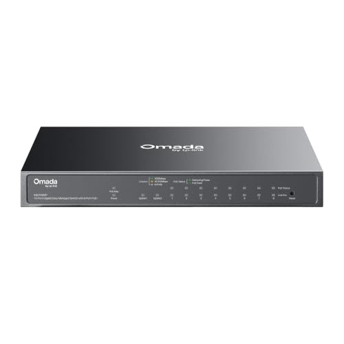 PoEマネージドスイッチマルチカラー/10-Port/ES210GMP・パッケージ個数:1・豊富な機能で信頼性の高い監視ネットワークを実現・ギガビット802.3at／af準拠 PoE+ RJ45ポート×8・ギガビットRJ45ポート×1、ギガビットSFP／RJ45コンボポート×1・全PoEポートで合計123W、各PoEポートごとに合計30Wまで給電可能・プラグ＆プレイ対応ギガビット802.3at/af準拠PoE+RJ45ポートx8ギガビットRJ45ポートx1、ギガビットSFP/RJ45コンボポートx1全PoEポートで合計123W、各PoEポートごとに合計30Wまで給電可能。プラグ&プレイ対応Web管理画面やOmadaアプリで集中型クラウド管理最大250mのデータ伝送距離。・QoS・PoEオートリカバリー・ポート分離機能など、監視システム用機能が充実。自動ループ防止機能、VLAN、IGMPスヌーピングファンレス設計で静音動作耐久性に優れた金属製筐体、据え置き/壁掛けに対応