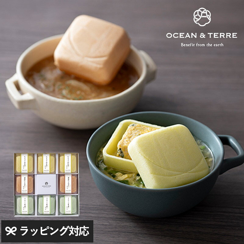OCEAN ＆ TERRE フリーズドライスープ最中セットB スープ フリーズドライ ギフト ギフトセット 贈り物 おしゃれ 高級 最中 もなか 詰め..