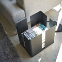 tower タワー キャスター付きニューズラック 新聞入れ 雑誌 収納 キャスター おしゃれ 白 黒 玄関 移動 見えない