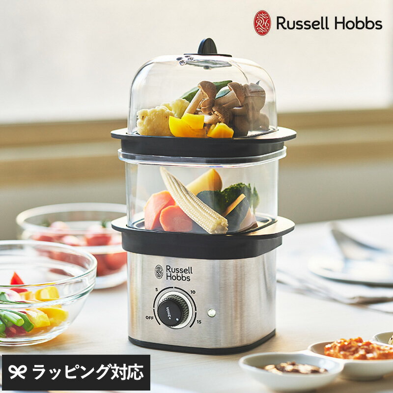 Russell Hobbs ラッセルホブス クイックミニスチーマー 蒸し器 電気 フードスチーマー コンパクト おしゃれ 蒸し料理 調理器 離乳食づくり ギフト プレゼント